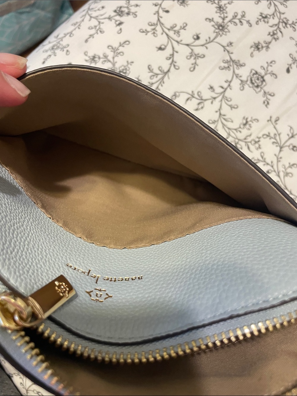 Nanette Lepore Powder Blue Crossbody Bag - Picture 7 of 8